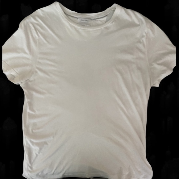 Calvin Klein Solid Jersey Liquid Touch T-Shirt - Picture 1 of 2